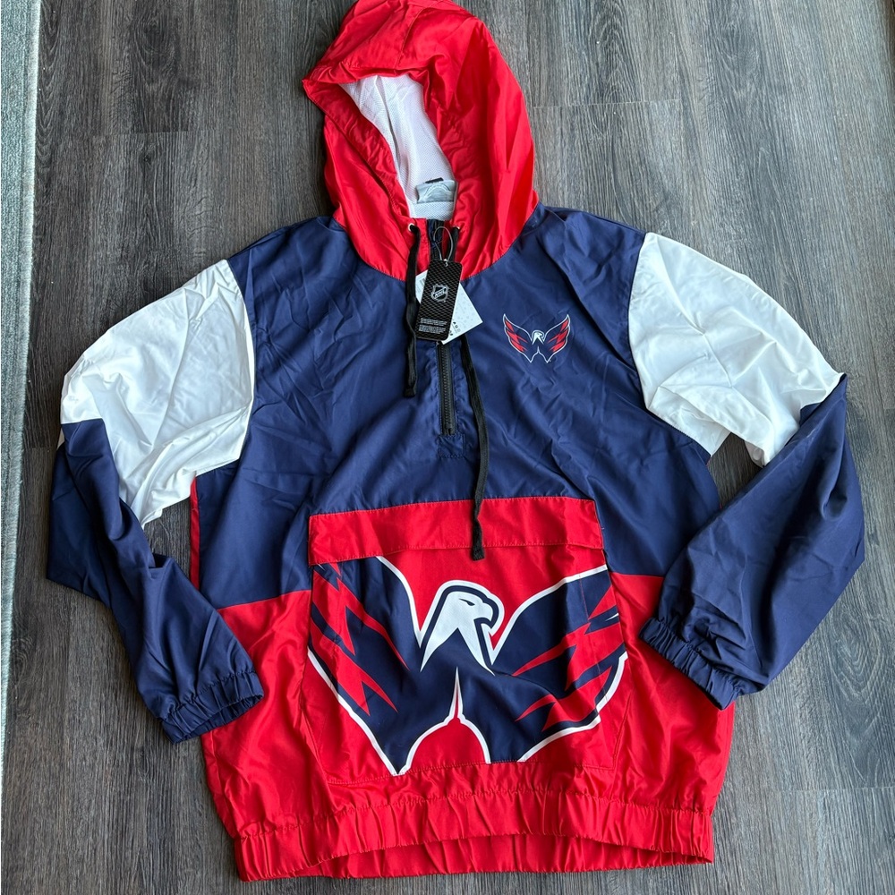 NWT NHL Washington Capitals Windbreaker - Picture 3 of 8